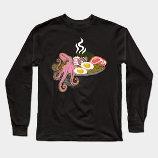 Ramen Octopus Long Sleeve T-Shirt